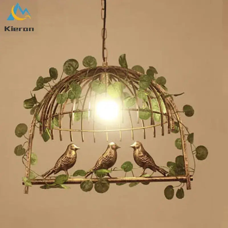 birdcage led chandelier black and white bedroom light