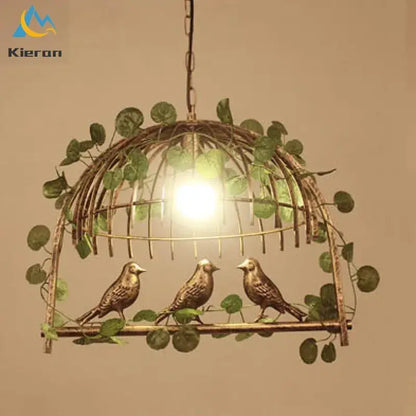 birdcage led chandelier black and white bedroom light