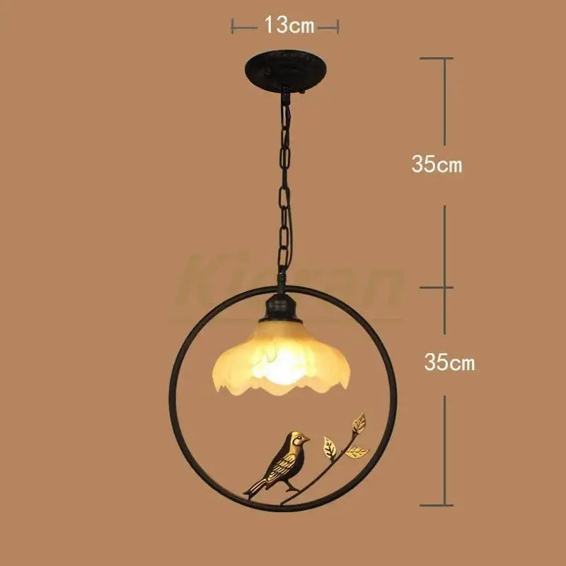 birdcage led chandelier black and white bedroom light