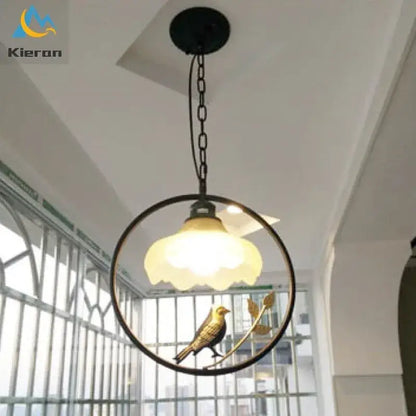 birdcage led chandelier black and white bedroom light