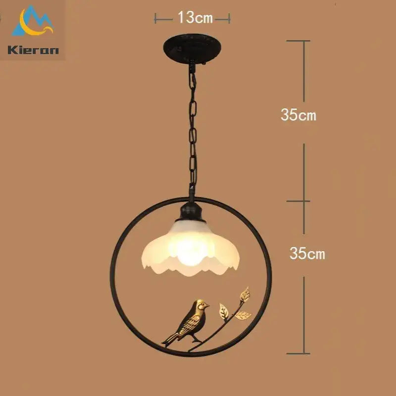birdcage led chandelier black and white bedroom light
