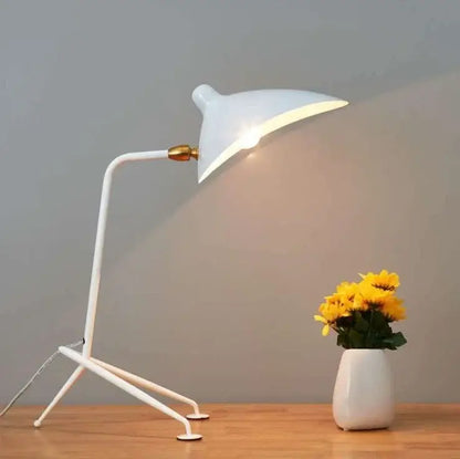 black aluminum 3 arm floor lamp for living room