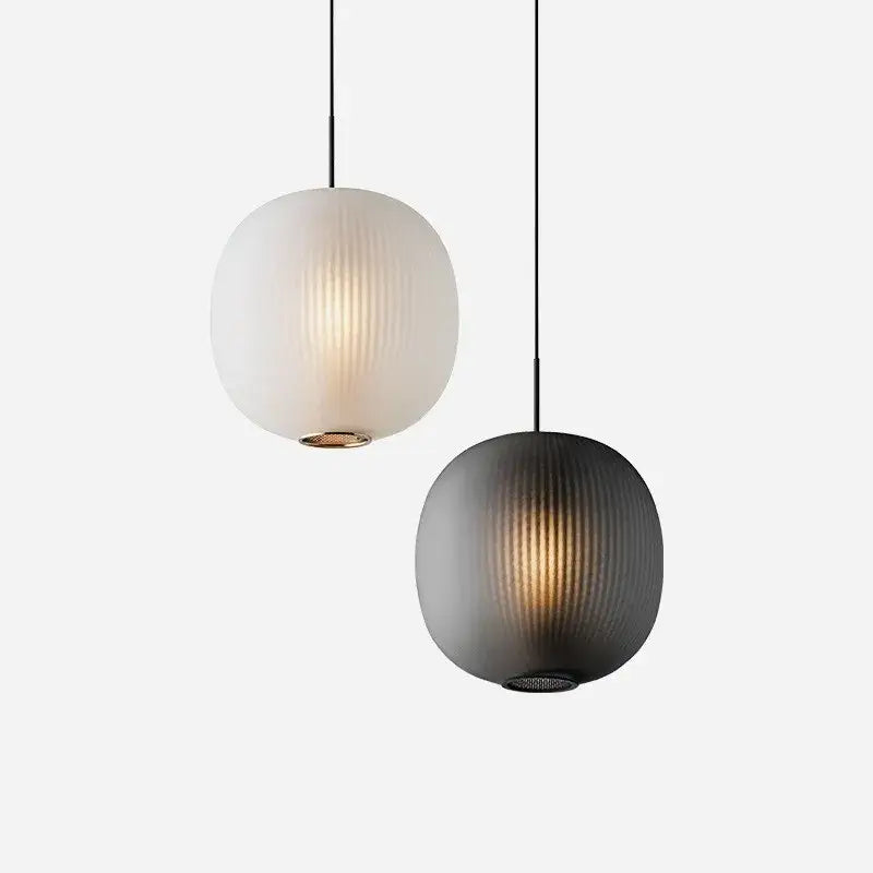 black glass ball table light for bedroom living room