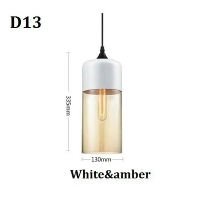 Modern black glass pendant light set of 3 for dining room