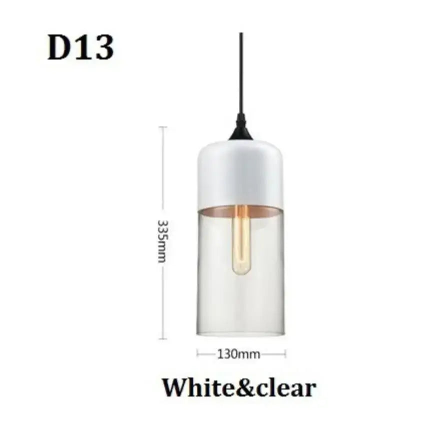 Modern black glass pendant light set of 3 for dining room