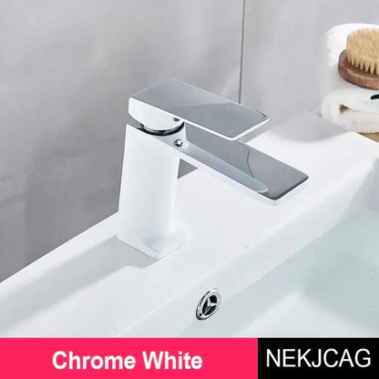 Modern black & gold basin faucet bathroom sink tap