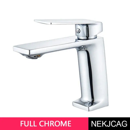 Modern black & gold basin faucet bathroom sink tap