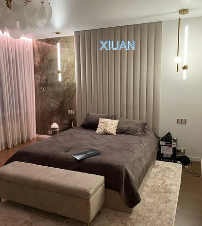Modern decorbites black gold ceiling pendant for bedroom led light