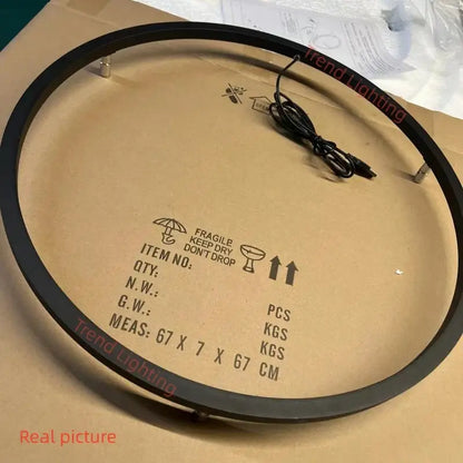 black gold dimmable led wall sconce bedroom light rings