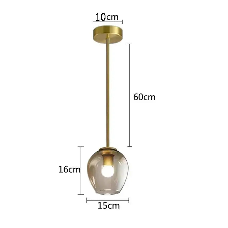 Modern black & gold wall lamps with frosted glass globes for bedroom