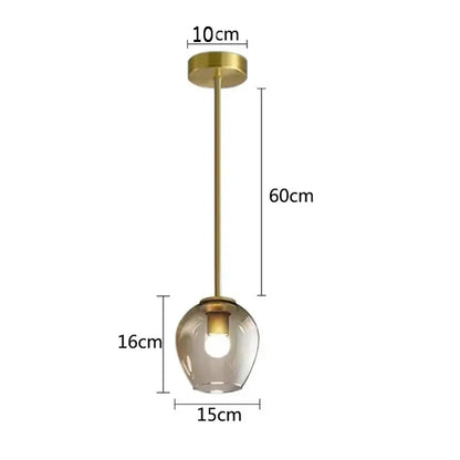 Modern black & gold wall lamps with frosted glass globes for bedroom