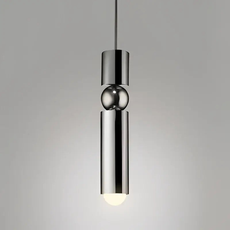 Modern gold led tube pendant light – kitchen & shop decoration