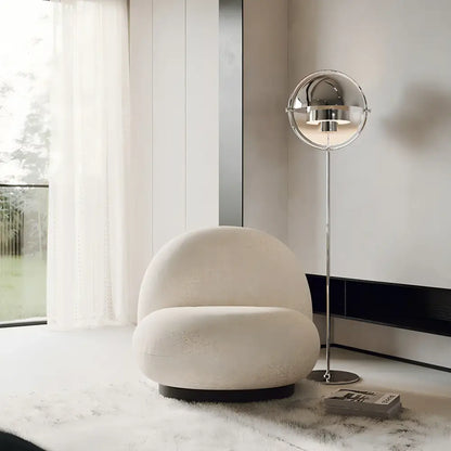 Modern flower black & gold metal floor lamp for living room