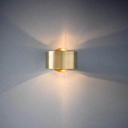DecorBites™ Black & Gold Modern Wall Lamp