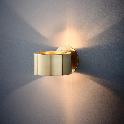 DecorBites™ Black & Gold Modern Wall Lamp
