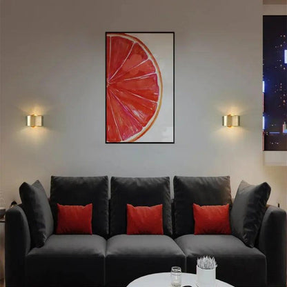 DecorBites™ Black & Gold Modern Wall Lamp