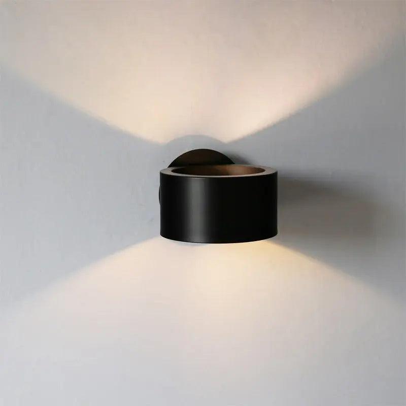 DecorBites™ Black & Gold Modern Wall Lamp