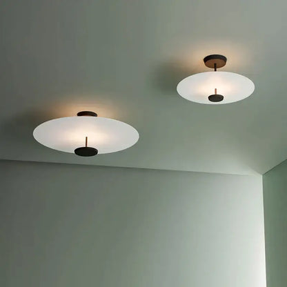 Modern black & gold round chandelier living room dimming light
