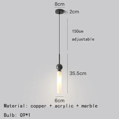 Modern gold and black wall lamp with acrylic lampshade bedroom sconce