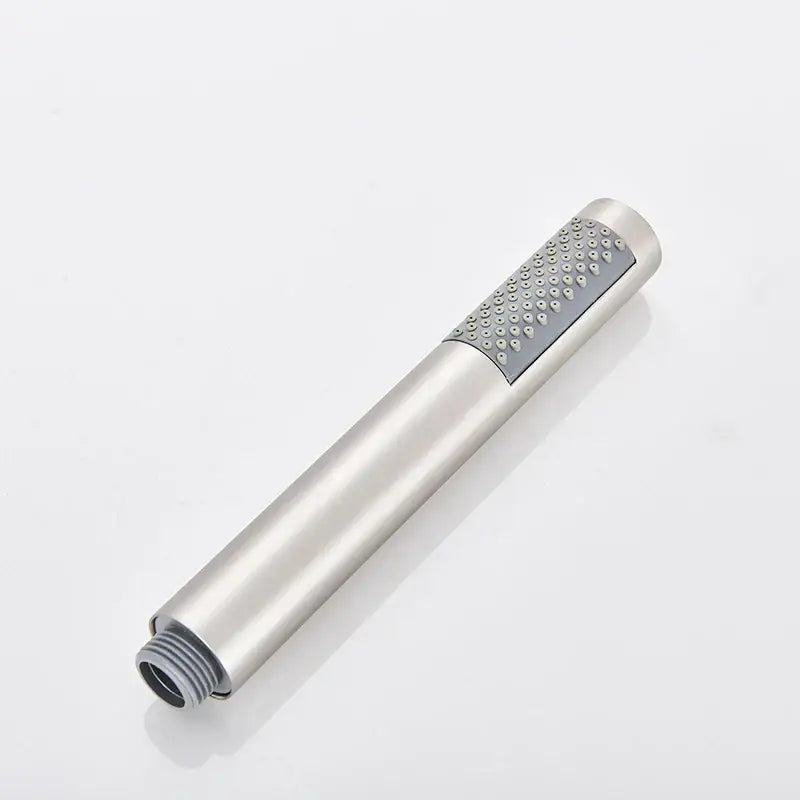 Matte black hand-held shower head bathroom water saving rainfall