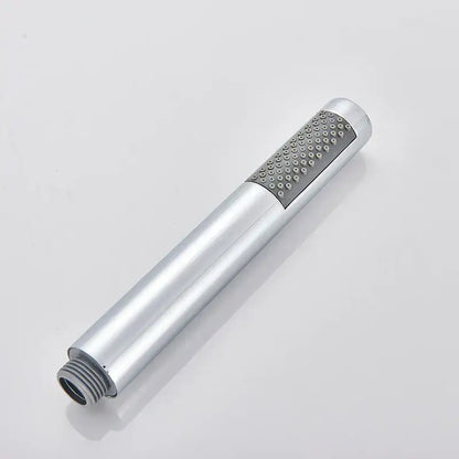 Matte black hand-held shower head bathroom water saving rainfall