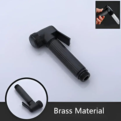 Matte black high pressure handheld shower head bathroom rainfall