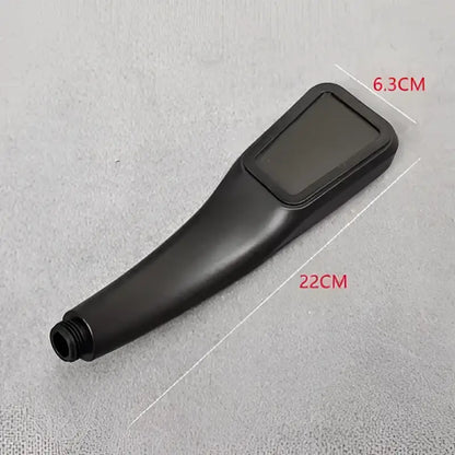 Matte black high pressure handheld shower head bathroom rainfall