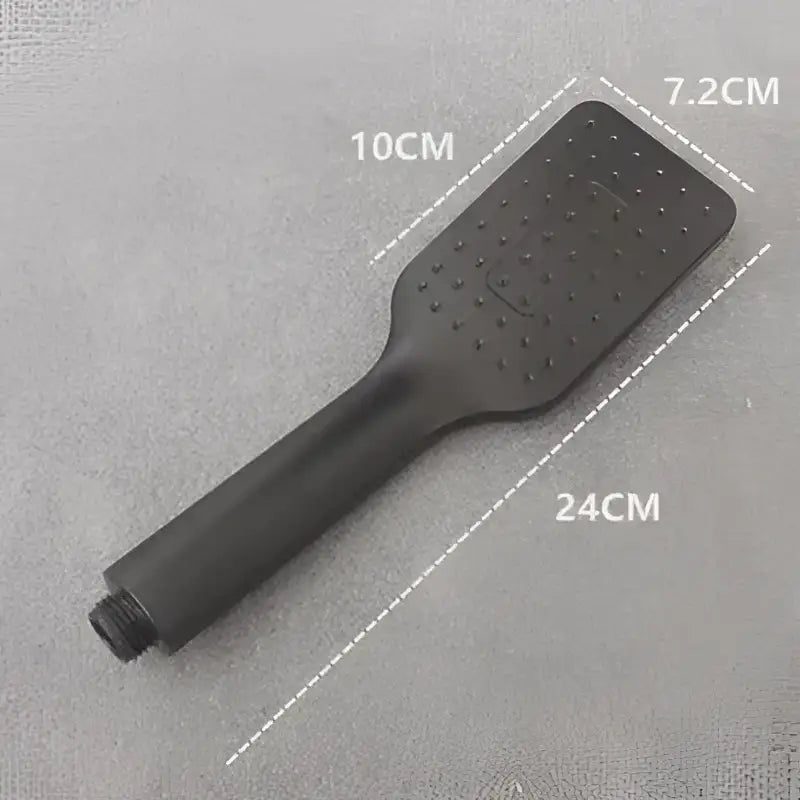 Matte black high pressure handheld shower head bathroom rainfall