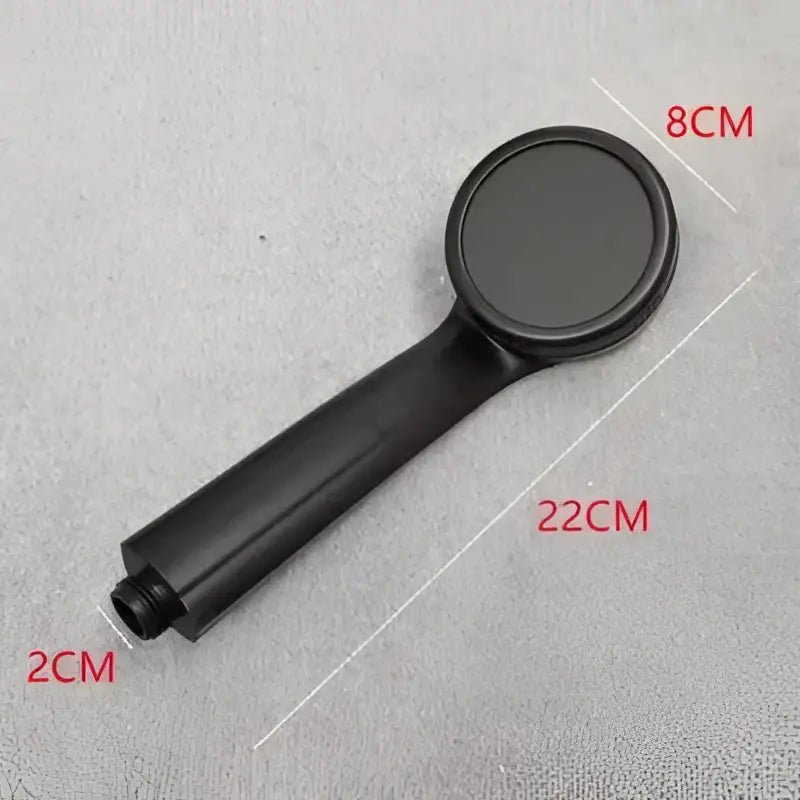 Matte black high pressure handheld shower head bathroom rainfall