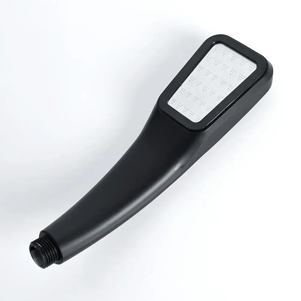 Modern matte black high pressure rainfall shower head bathroom nozzle