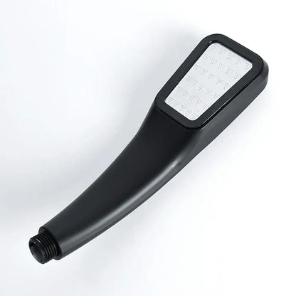 Modern matte black high pressure rainfall shower head bathroom nozzle