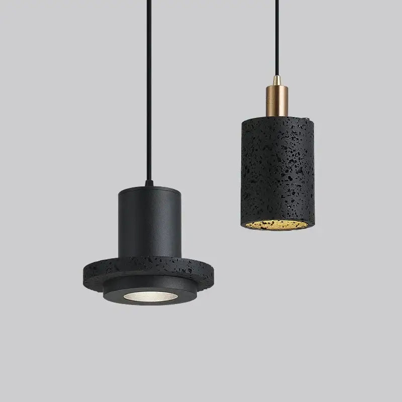 black hole stone chandelier bedroom black and gold lamp