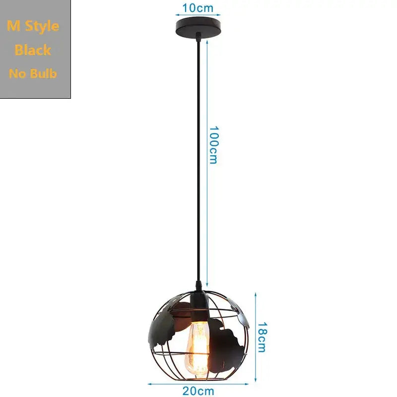 Industrial black pendant light kitchen island dome and cage designs