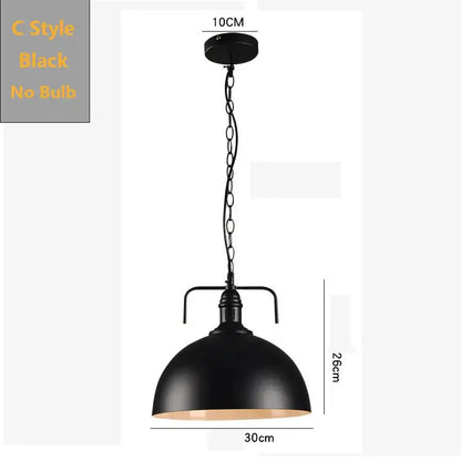 Industrial black pendant light kitchen island dome and cage designs