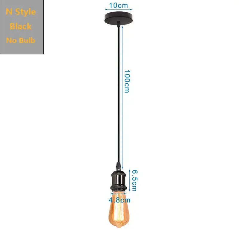 Industrial black pendant light kitchen island dome and cage designs