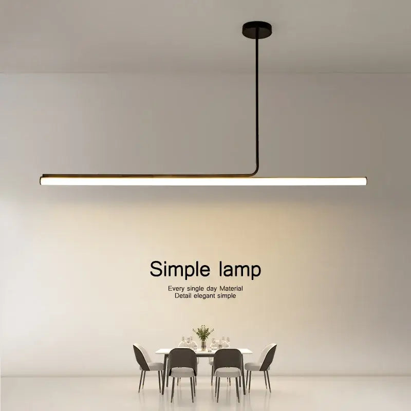 black led chandelier modern dining room pendant light