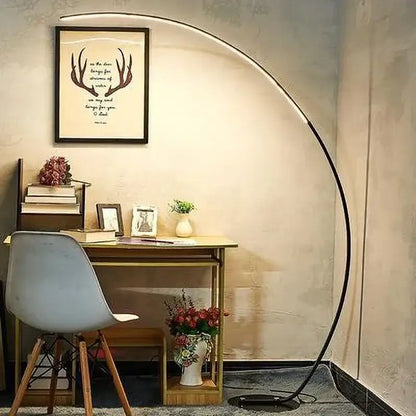 Modern black led dimming floor lamp for living room