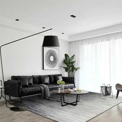 Modern black led floor lamp living room decor