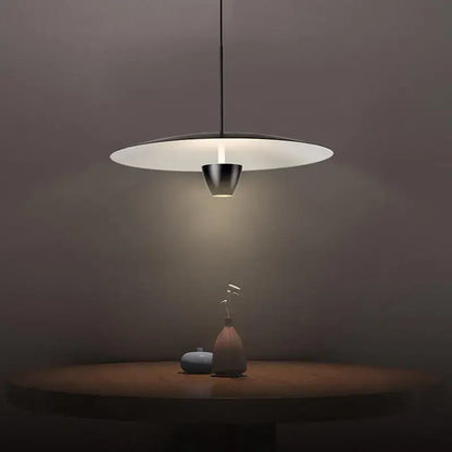 Modern minimalist black led hanging light for dining room