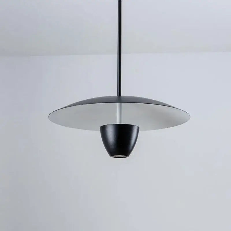 Modern minimalist black led hanging light for dining room