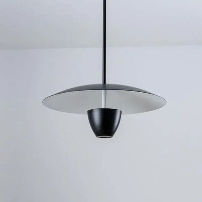 Modern minimalist black led hanging light for dining room