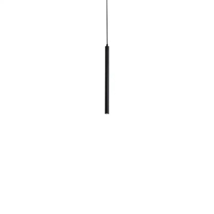 Minimalist black led pendant lights for dining room kitchen