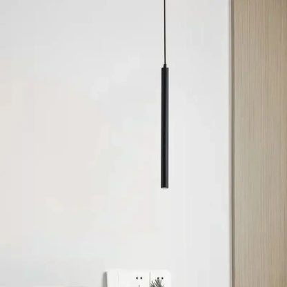 Minimalist black led pendant lights for dining room kitchen
