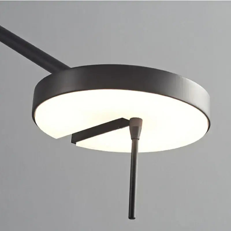 Minimalist black led wall reading light for bedroom