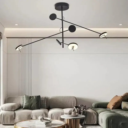 Minimalist black led wall reading light for bedroom