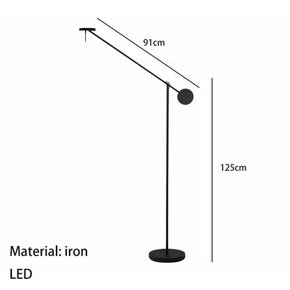 Minimalist black led wall reading light for bedroom