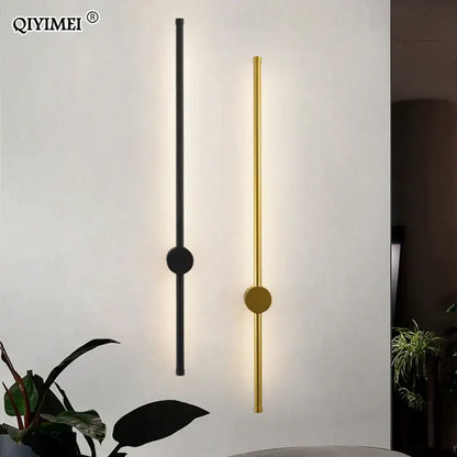 Modern black l-shaped led wall sconce for bedroom lighting