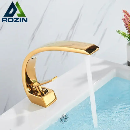 Modern matte black luxury brass basin faucet bathroom mixer tap