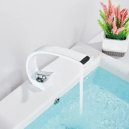 Modern matte black luxury brass basin faucet bathroom mixer tap