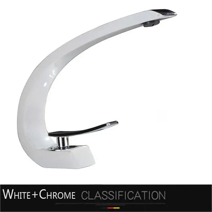 Modern matte black luxury brass basin faucet bathroom mixer tap